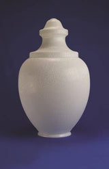 White Textured Traditional Streetlamp Acrylic Globe with Fitter Neck - 1800ceiling