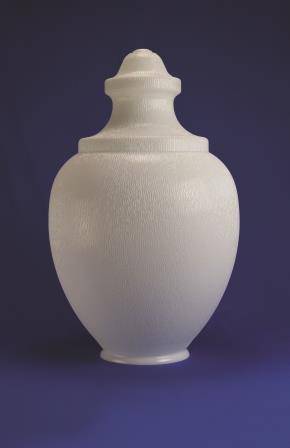 White Textured Traditional Streetlamp Acrylic Globe with Fitter Neck - 1800ceiling