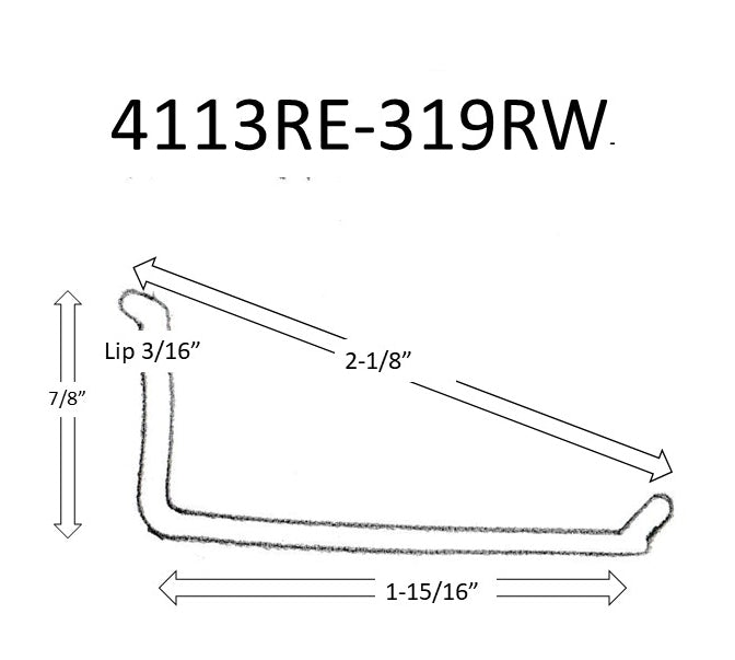 Under Cabinet Lens: 1-15/16" wide x 15/16" high (4113RE-319RW-) - 1800ceiling