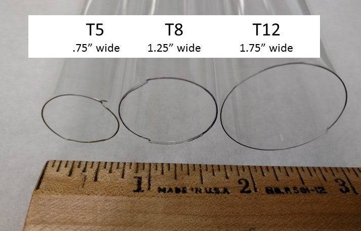 4' Clear Tube Guards for T8/F32 Fluorescent Tubes - 1800ceiling