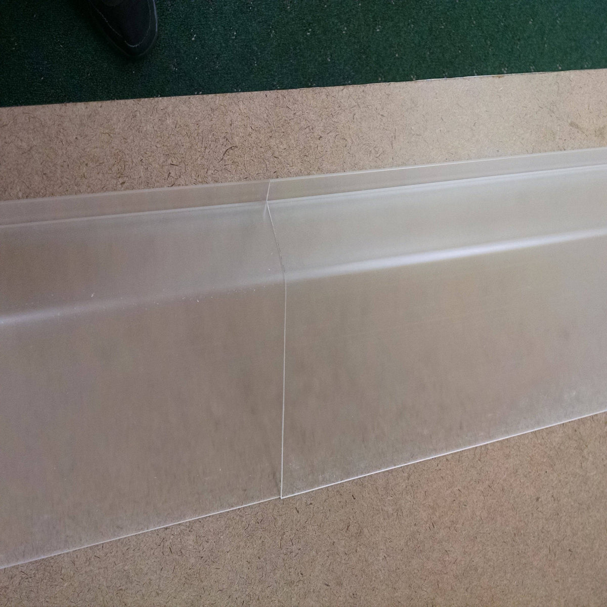 4' Frosted Linear Air Diverter - 1800ceiling