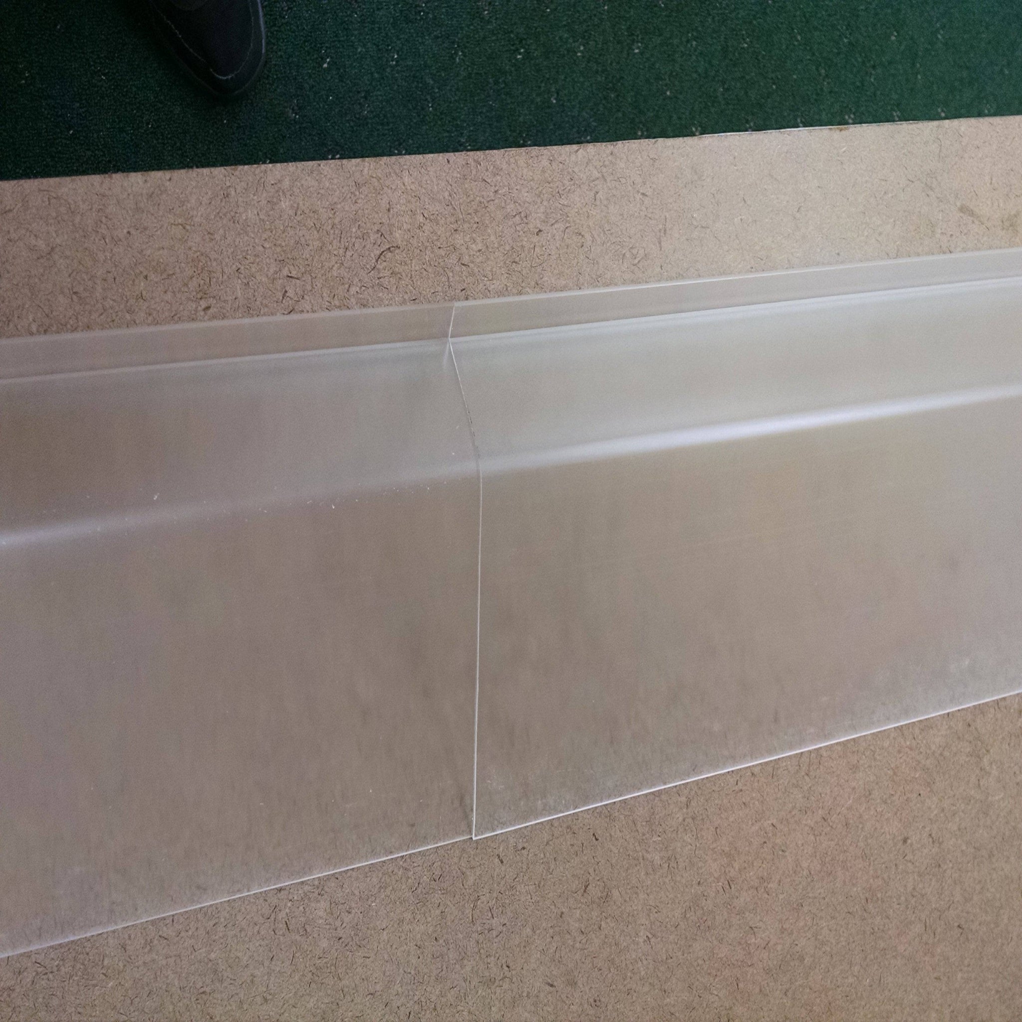 4' Frosted Linear Air Diverter - 1800ceiling