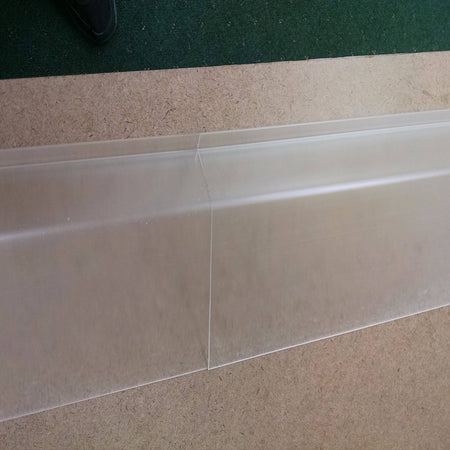 4' Frosted Linear Air Diverter - 1800ceiling