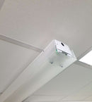 4' Long PRISMATIC Clip On Wrap for 2 Bulb Fixture-5-1/2" W - 1800ceiling