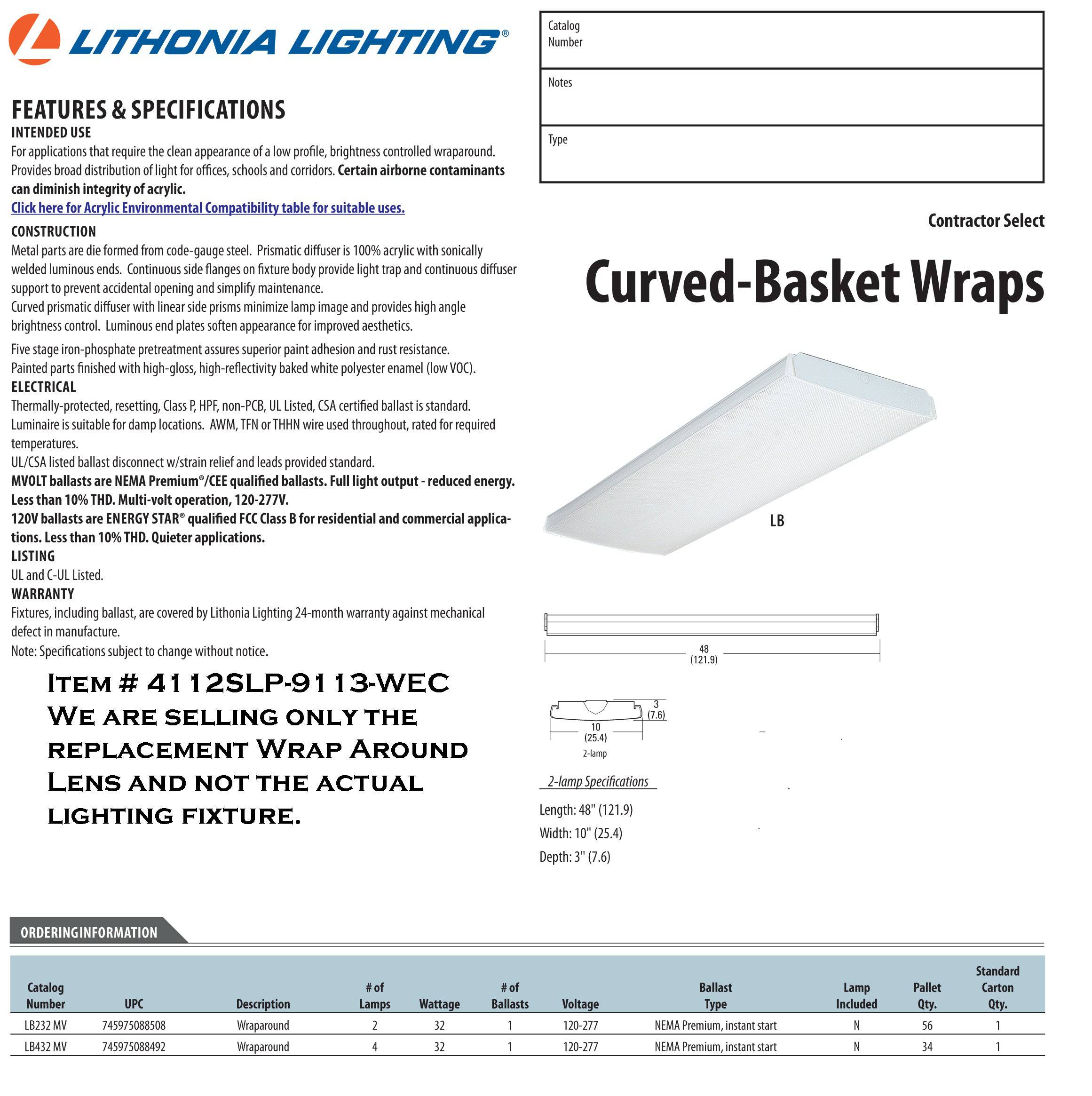 4' Long White End Cap Wrap: 10-1/8" wide - 1800ceiling