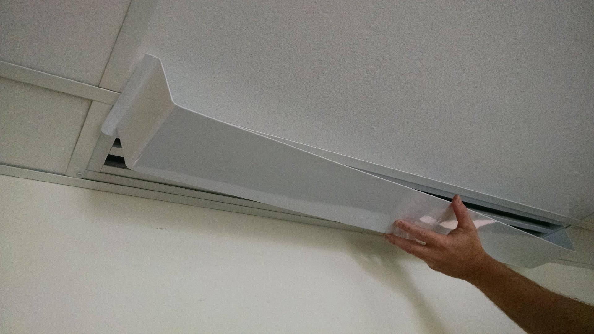 4' White Linear Slot Air Diffuser | 1800Ceiling – 1800ceiling