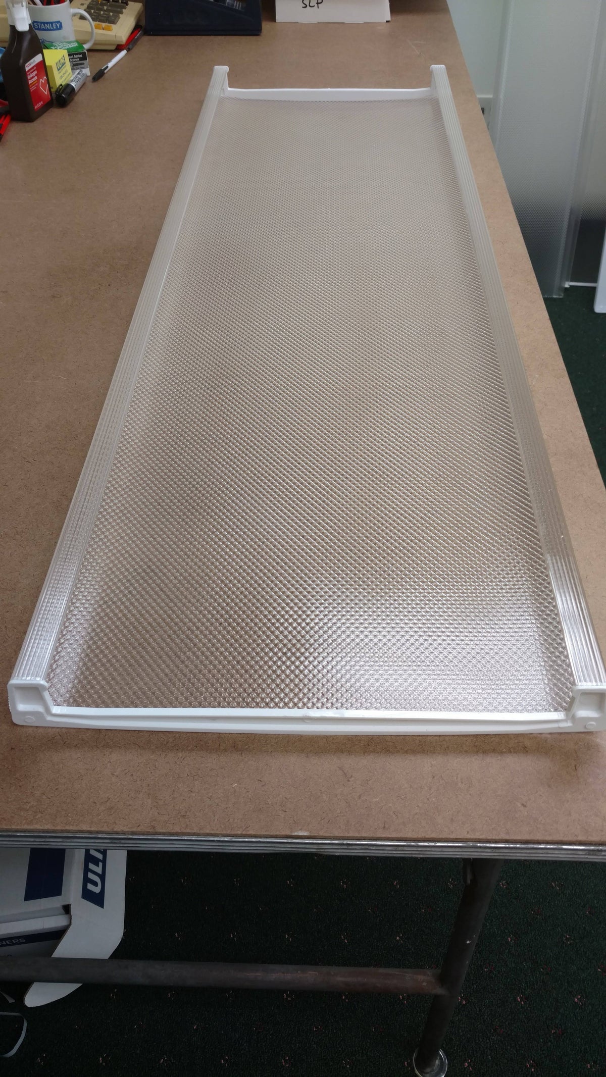 4' Wide Wrap Around 15-7/16" Wide with White End Caps - 1800ceiling