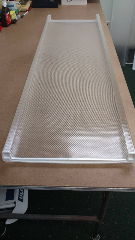 4' Wide Wrap Around 15-7/16" Wide with White End Caps - 1800ceiling