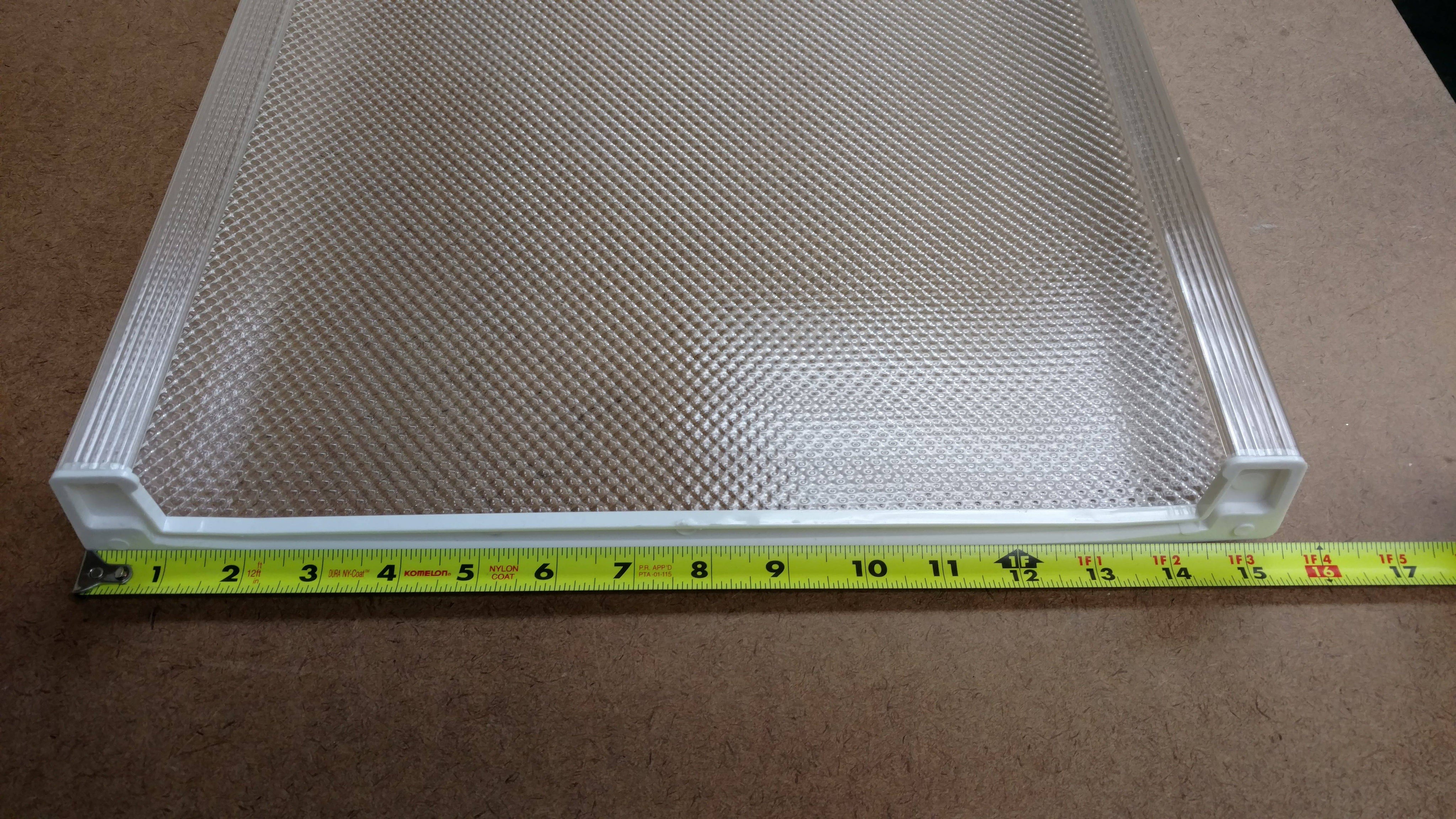 4' Wide Wrap Around 15-7/16" Wide with White End Caps - 1800ceiling