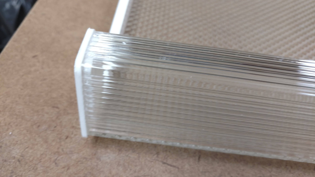 4' Wide Wrap Around 15-7/16" Wide with White End Caps - 1800ceiling