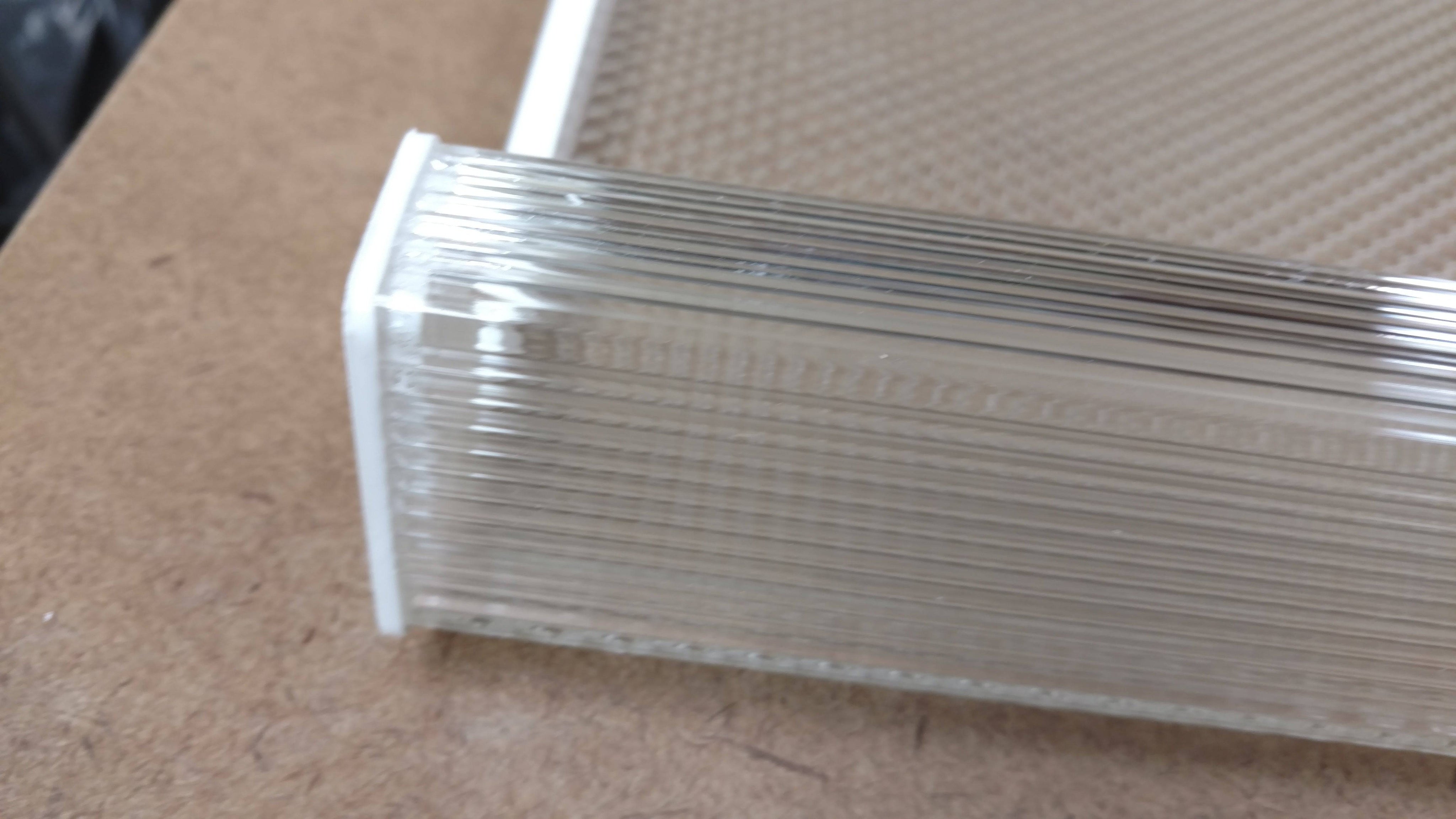 4' Wide Wrap Around 15-7/16" Wide with White End Caps - 1800ceiling