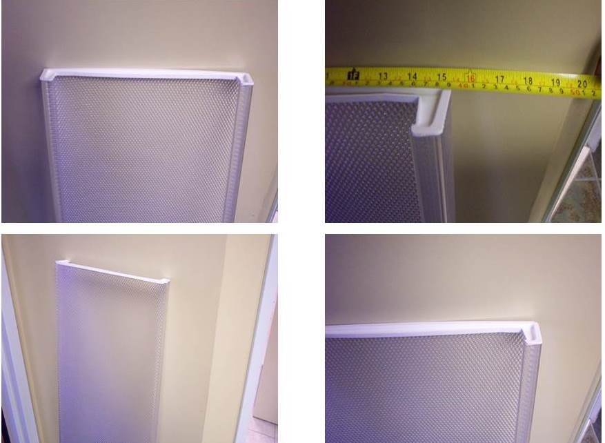 4' Wrap Around, 15-1/4" wide with White End Cap - 1800ceiling