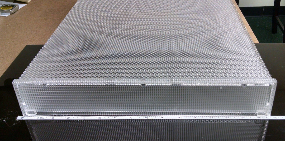 4' Wrap Around, 15-5/8" wide with Clear End Caps 6 piece minimum - 1800ceiling