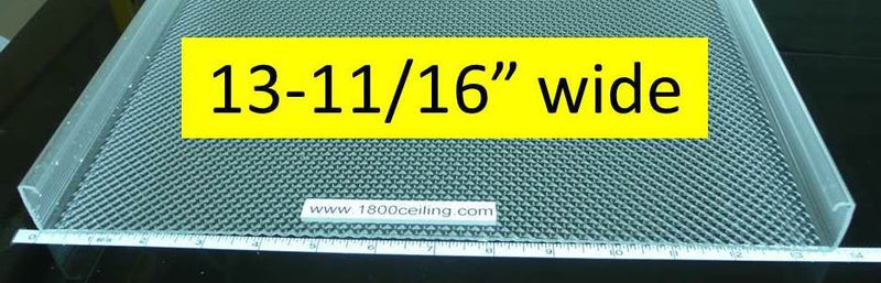 4' Wrap Around Lens: 13-11/16" Wide x 1-3/16" High - 1800ceiling