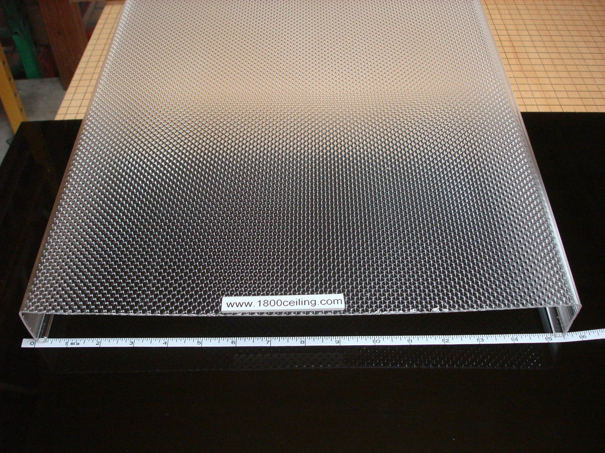 4' Wrap Around Lens: 15-5/8" Wide x 1-11/16" High - 1800ceiling