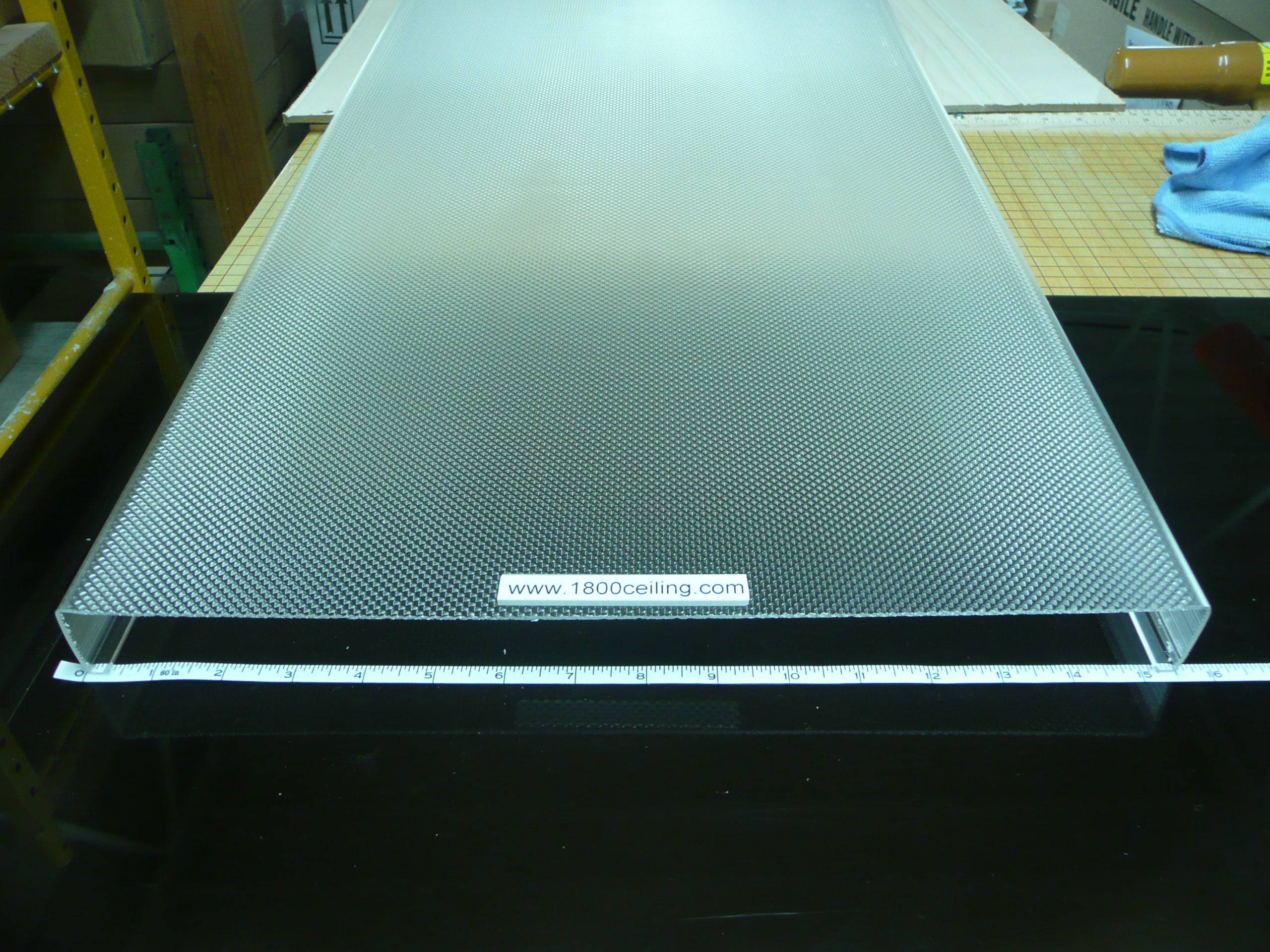 4' Wrap Around Lens: 15-5/8" Wide x 1-7/16" High - 1800ceiling