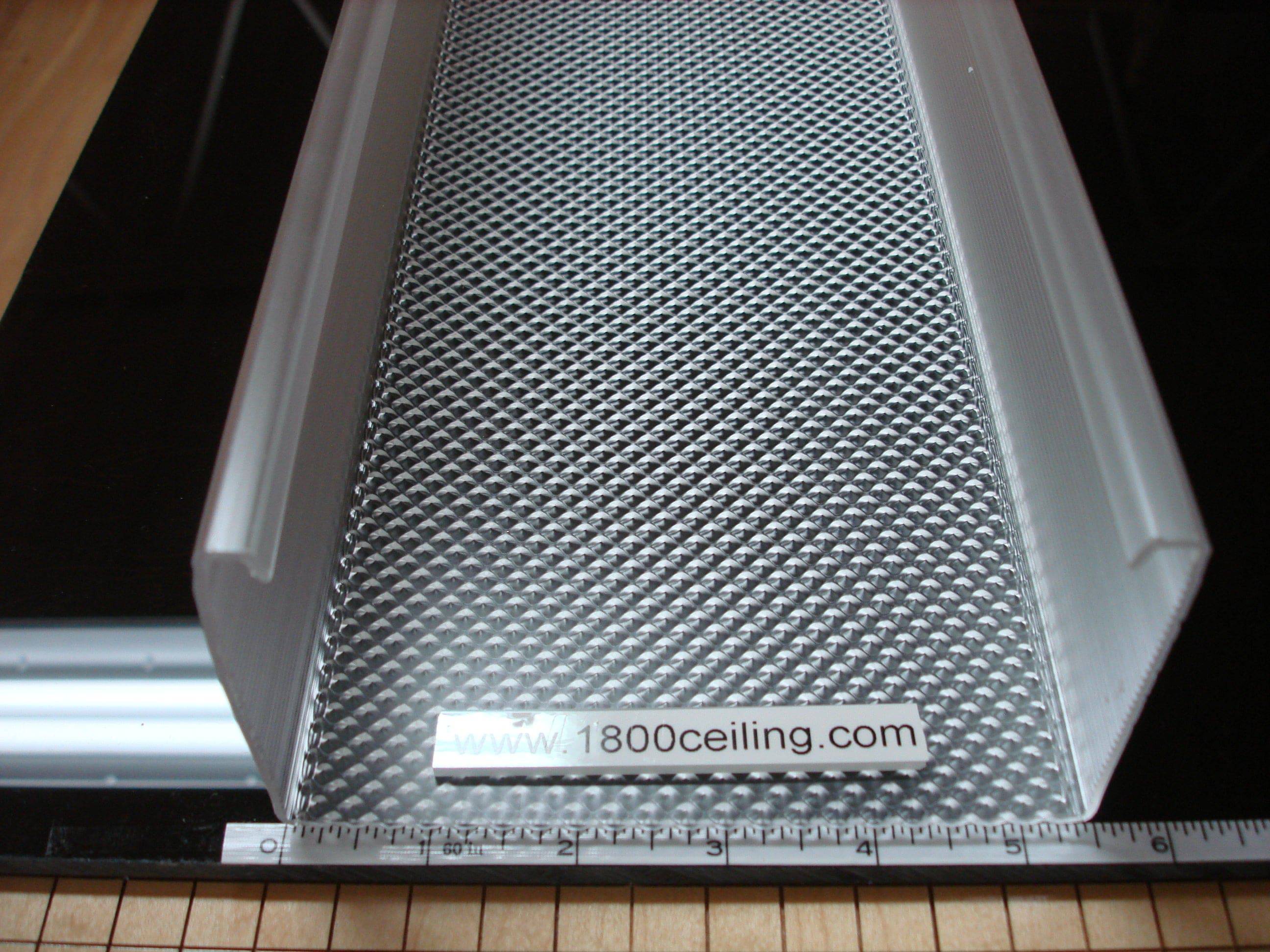 4' Wrap Around Lens: 5-1/2" Wide x 2-15/16" High - 1800ceiling