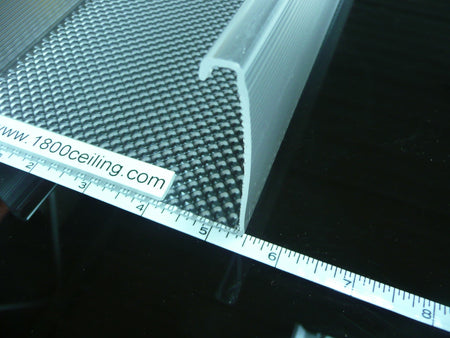 4' Wrap Around Lens: 5-1/2" Wide x 2-15/16" High - 1800ceiling