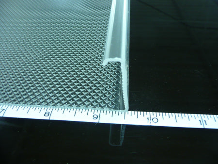 4' Wrap Around Lens: 9-9/16" Wide x 1-7/16" High - 1800ceiling