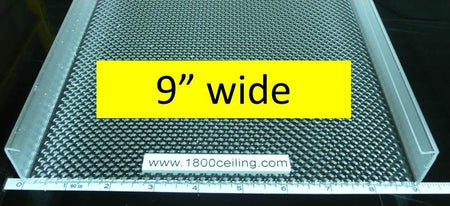 4' Wrap Around Lens: 9" Wide x 1-3/8" High (#4112P-6002) - 1800ceiling