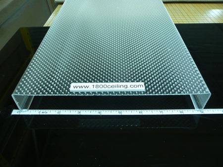 4' Wrap Around Lens: 9" Wide x 1-3/8" High (#4112P-6002) - 1800ceiling