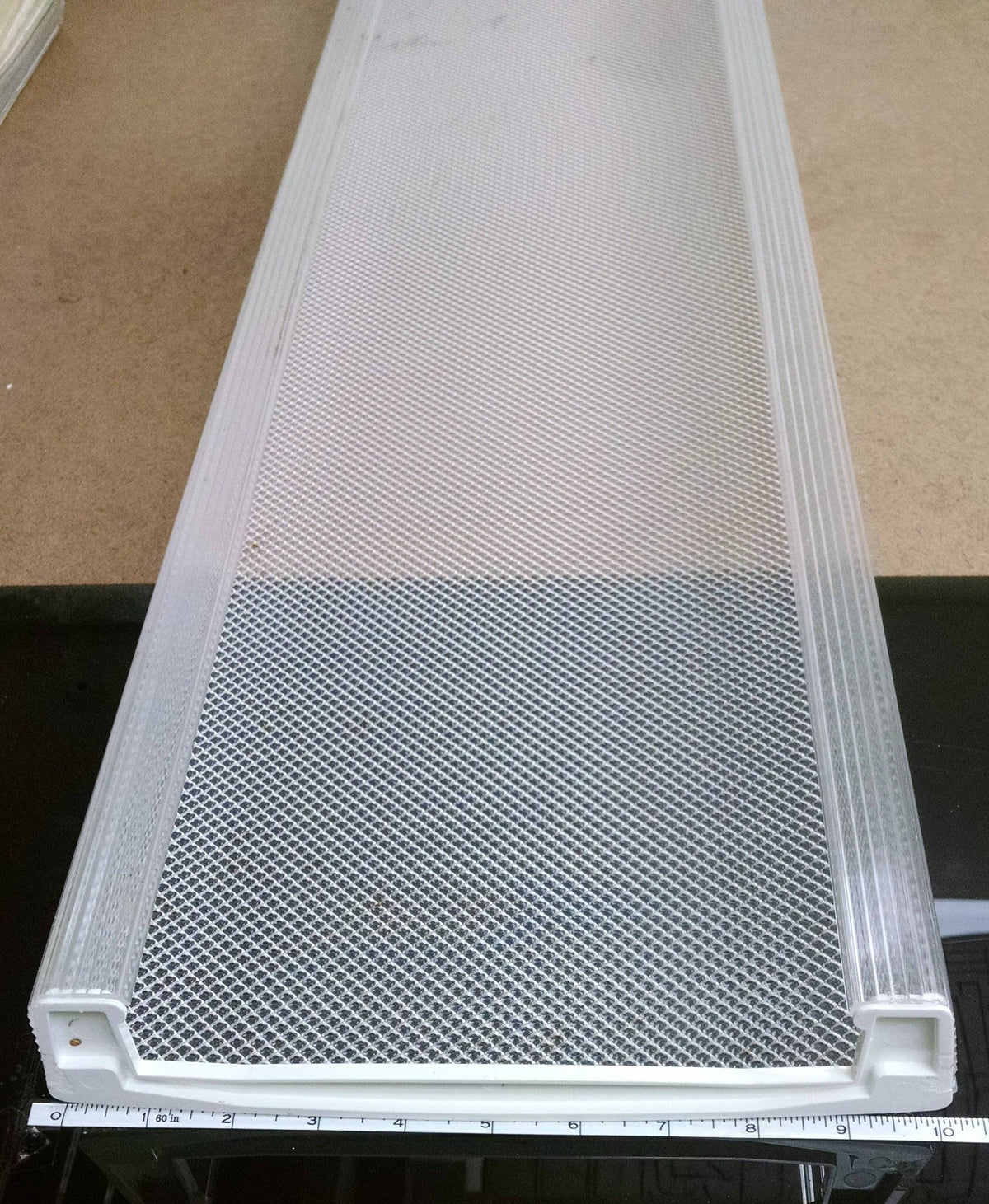 4' Long White End Cap Wrap: 10-1/8" wide - 1800ceiling