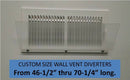 Air Deflector for Wall Vent, Custom up to 70.25" - 1800ceiling