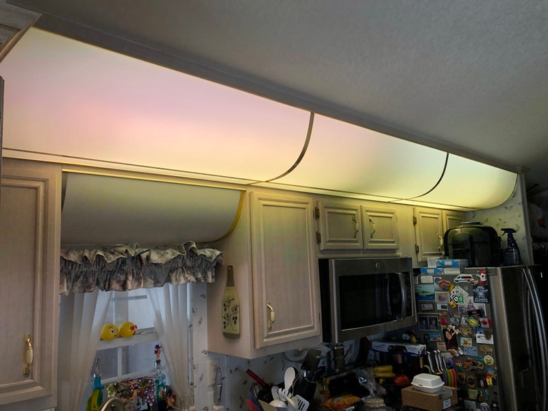 White Flexible Overlay Light Lenses. 2'x4' Custom Sizes - 1800ceiling