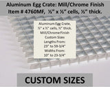 MILL Finish 1/2" Aluminum Egg Crate-CUSTOM SIZES - 1800ceiling