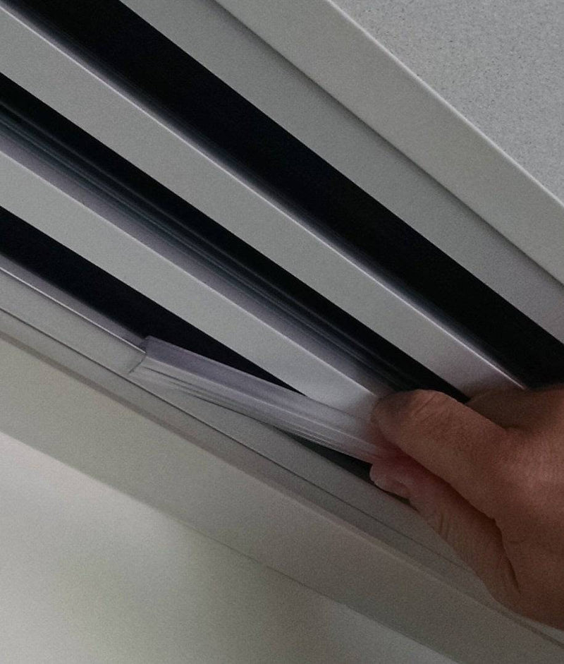 5' Frosted Linear Air Deflector - 1800ceiling