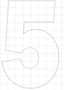 Cake Number Stencils - 1800ceiling