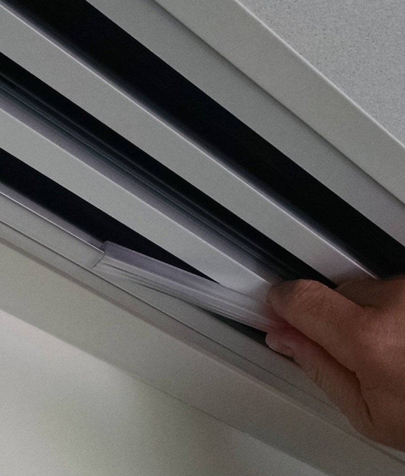 6' Frosted Linear Air Deflector - 1800ceiling