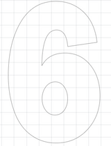 Cake Number Stencils - 1800ceiling