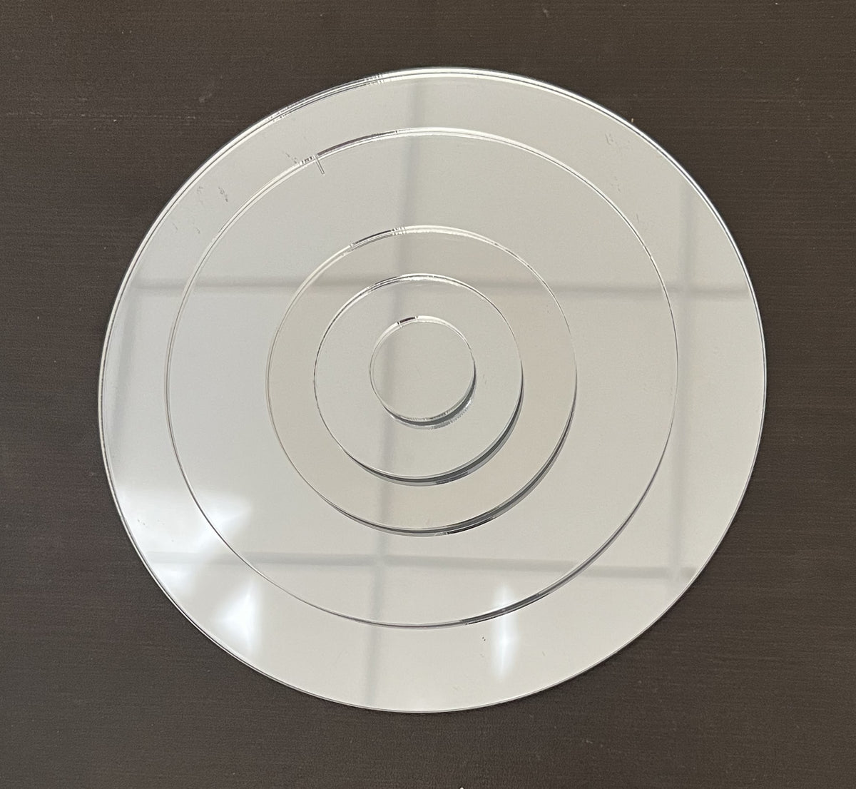 MIRROR Acrylic Disc & Table Top Protector, From 1 inch thru 35.875 inch. - 1800ceiling