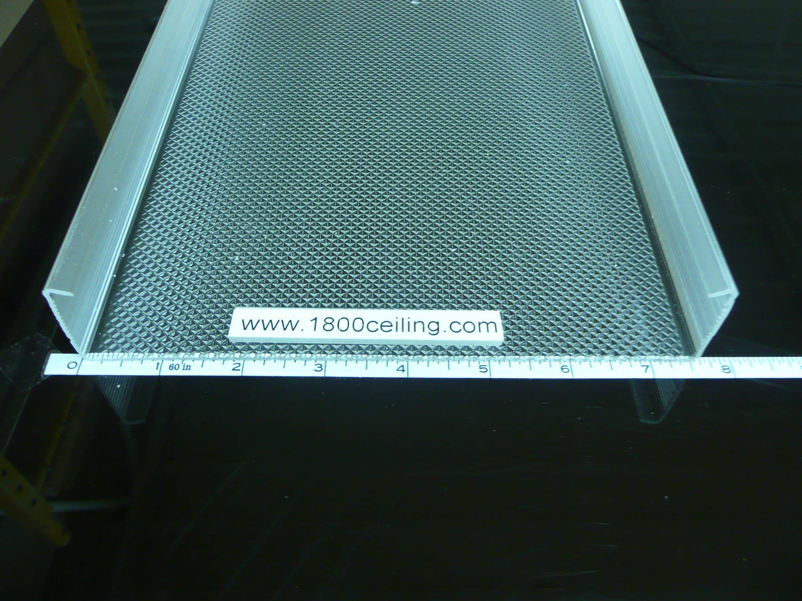 7-9/16" Wide, 4' Wrap Around Lens x 1-3/8" High - 1800ceiling