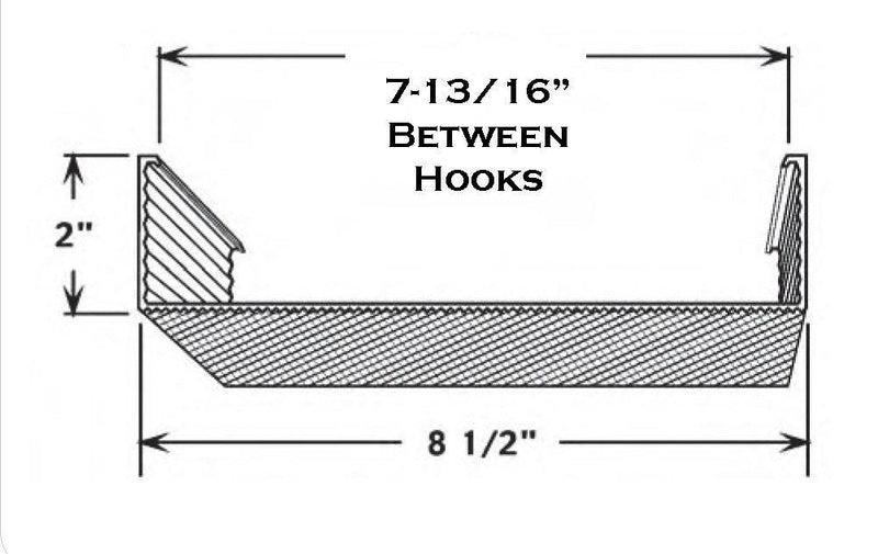 8-1/2" Wide, 4' Wrap Around Lens x 2" High - 1800ceiling