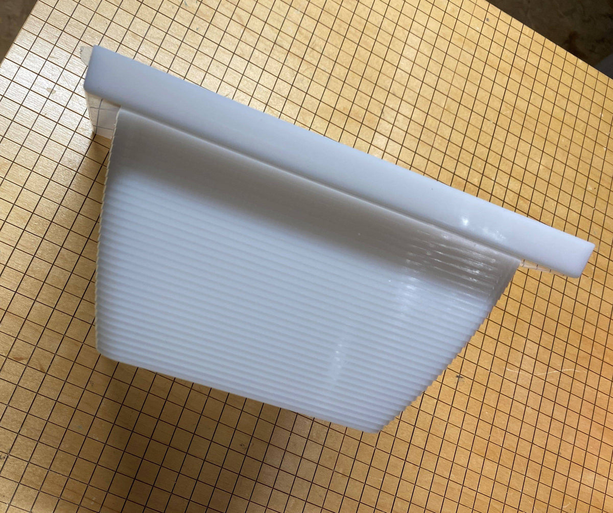 8.5" x 8.5" Vandal Resistant Lens-White - 1800ceiling