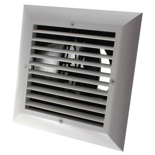 8.75" x 8.75" White Plastic Exhaust, Air Return grille/damper/box, MVES, 81905 - 1800ceiling