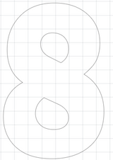 Cake Number Stencils - 1800ceiling