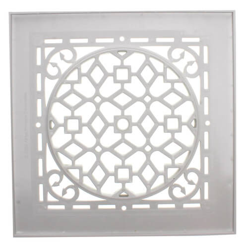 Small White Plastic Antique-GRILL ONLY-GRASW #81929 - 1800ceiling