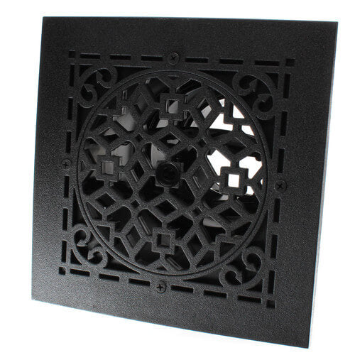 Small Black Plastic Antique grille/damper/box, MVASB,
