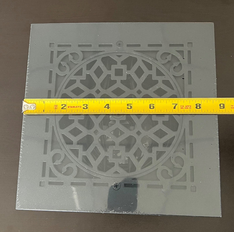 Small Black Plastic Antique grille/damper/box, MVASB,
