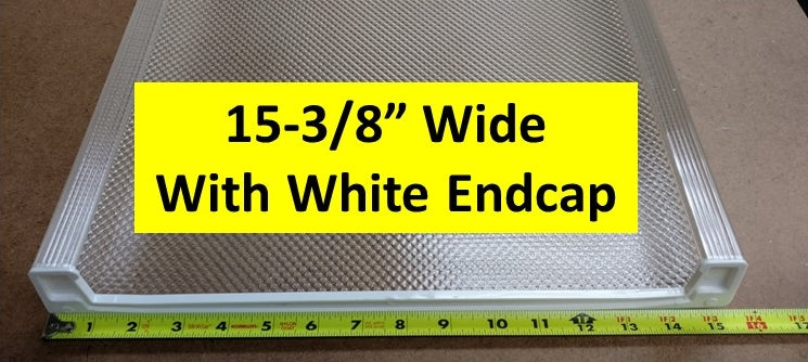 4' Wide Wrap Around 15-3/8" Wide with White End Caps - 1800ceiling