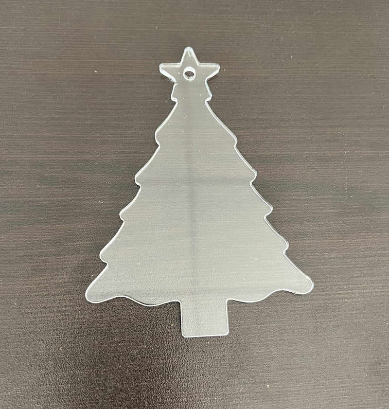 Acrylic Blank - Christmas Tree Ornament