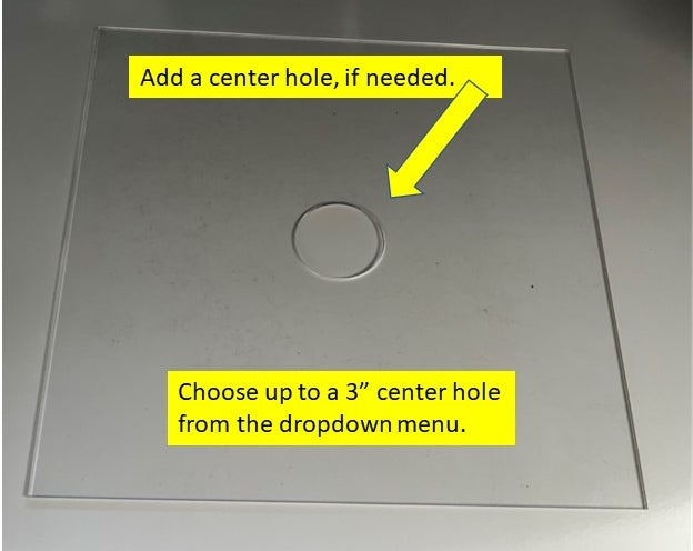 Acrylic | Tabletop | replacement | 1800ceiling