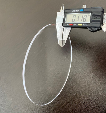 Clear Acrylic Lens. @118g- Widths 24in thru 29.875, Lengths 24in thru 29.875in. - 1800ceiling