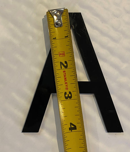 Black Acrylic Letters - 1800ceiling