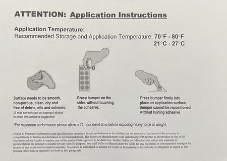 Rubber Bumpers, 1/2" Outside Dimension x 0.60" Thick (1/16") - 1800ceiling
