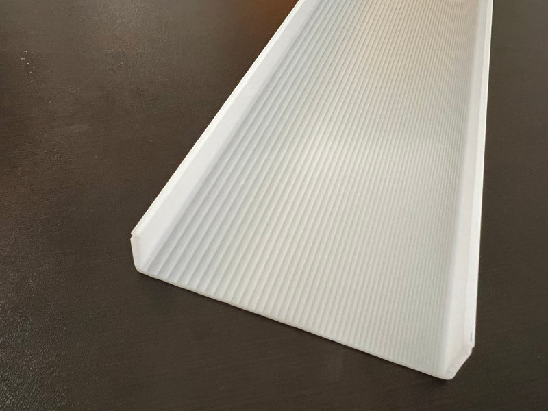 White Acrylic Snap-In 3-13/16" Wide. - 1800ceiling