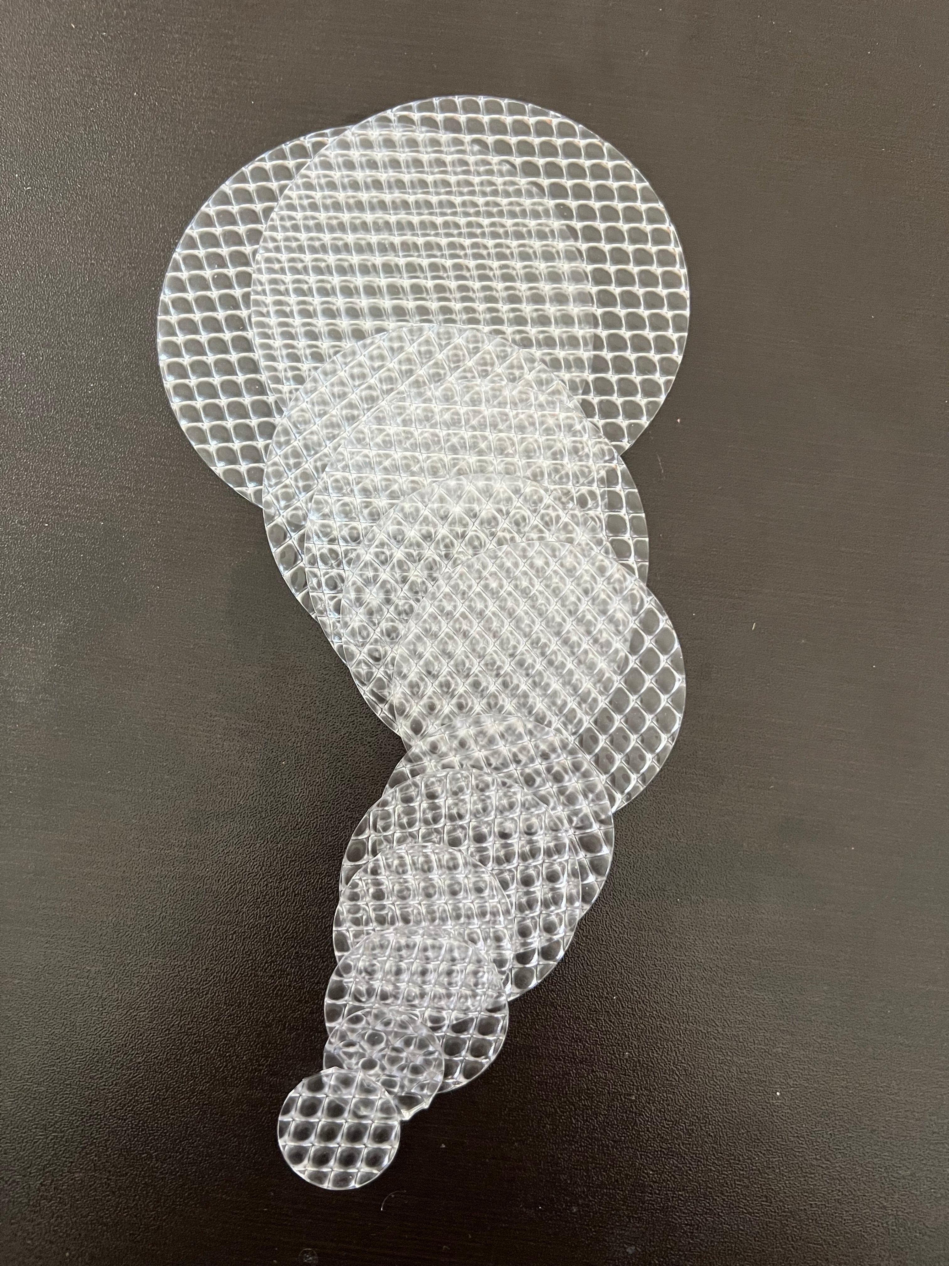 BULK PACKED-Prismatic Acrylic Discs, .100" thick - 1800ceiling